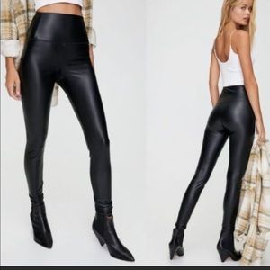 DARIA  vegan faux leather legging Pants